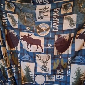 Mossy Oak Shower Fabric Shower Curtain